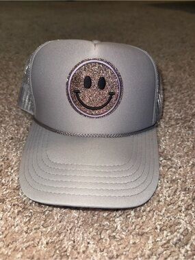 Gray Trucker Hat